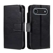 Trolsk Leather Wallet (iPhone Air) - Svart
