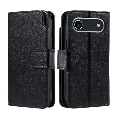 Trolsk Leather Wallet (iPhone Air) - Svart