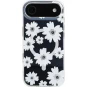 Trolsk Mobilskal med MagSafe - Vita Blommor (iPhone Air)