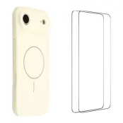 WANLONFENG iPhone Air Mobilskal MagSafe Med 2Pcs Härdat Glas XQ1