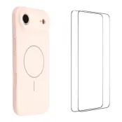 WANLONFENG iPhone Air Mobilskal MagSafe Med 2Pcs Härdat Glas XQ1