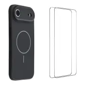 WANLONFENG iPhone Air Mobilskal MagSafe Med 2Pcs Härdat Glas XQ1