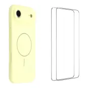 WANLONFENG iPhone Air Mobilskal MagSafe Med 2Pcs Härdat Glas XQ1