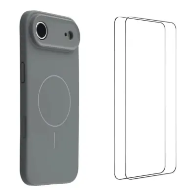 WANLONFENG iPhone Air Mobilskal MagSafe Med 2Pcs Härdat Glas XQ1