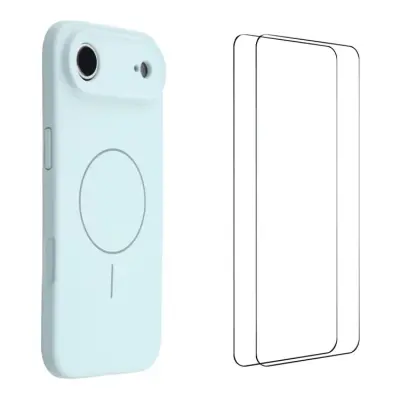 WANLONFENG iPhone Air Mobilskal MagSafe Med 2Pcs Härdat Glas XQ1