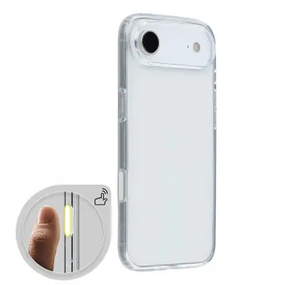 X-LEVEL iPhone Air Mobilskal TPU + PC Klar Bakre Skydd Transparent