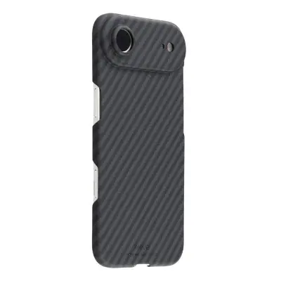 X-LEVEL iPhone Air Mobilskal Carbon Fiber Ultra-Tunn Svart