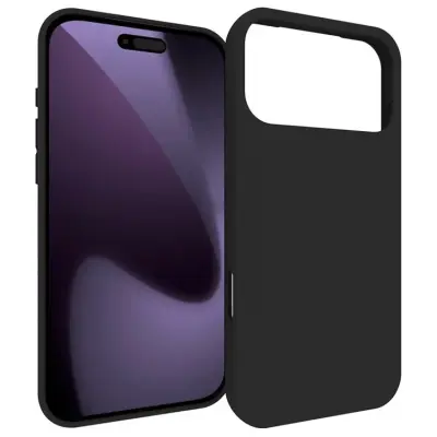 [100-Pack] iPhone 17 Pro Max Mobilskal Flexible TPU - Svart