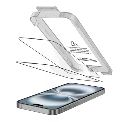 [2-Pack] Tech-Protect iPhone 17 Pro Max Härdat Glas Skärmskydd - Svart
