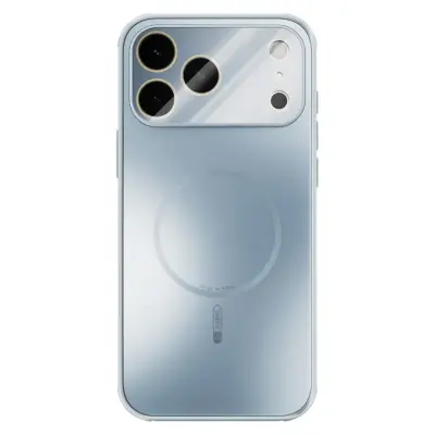 ABEEL iPhone 17 Pro Max Mobilskal Magsafe med Linsfilm - Ljusblå