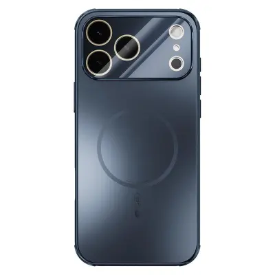 ABEEL iPhone 17 Pro Max Mobilskal Magnetisk TPU PC Kyl Matt Blå