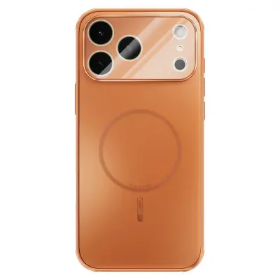 ABEEL iPhone 17 Pro Max Mobilskal Magnetisk TPU PC Kylmatte Orange