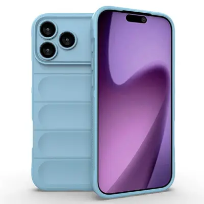 AMORUS iPhone 17 Pro Max Mobilskal Shockproof TPU Rugged - Blå