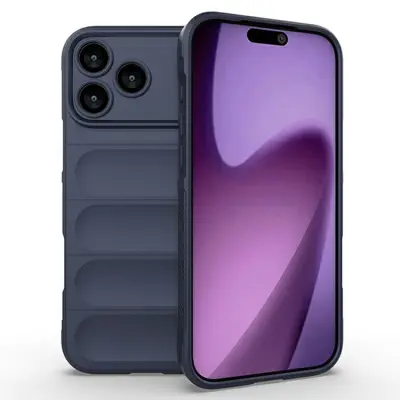 AMORUS iPhone 17 Pro Max Mobilskal Shockproof TPU Rugged - Blå