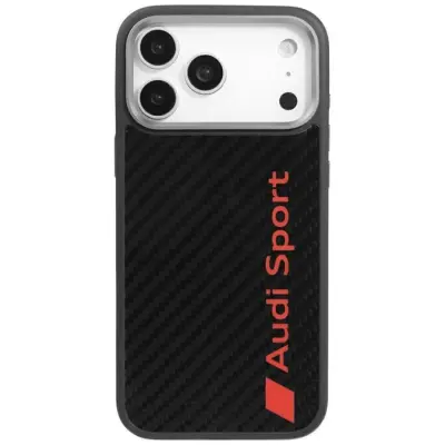Audi iPhone 17 Pro Max Mobilskal MagSafe Carbon Fiber R8 - Svart
