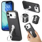 CASENEO BW-12 iPhone 17 Pro Max Fodral KonstLäder - Svart