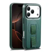 CASENEO iPhone 17 Pro Max Fodral Magnetiskt KonstLäder - Grön