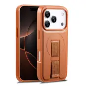 CASENEO iPhone 17 Pro Max Fodral Magnetiskt KonstLäder - Brun