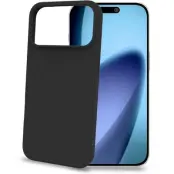 Celly iPhone 17 Pro Max Mobilskal MagSafe Cromo Soft Rubber - Svart