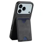 DENIOR iPhone 17 Pro Max Mobilskal Kickstand Korthållare