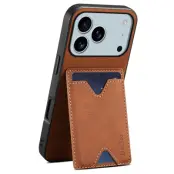 DENIOR iPhone 17 Pro Max Mobilskal Kickstand Korthållare