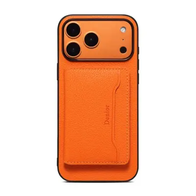 DENIOR iPhone 17 Pro Max Mobilskal korthållare Magsafe D30 - Orange (Orange)