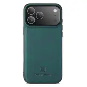 DG.MING Mobilskal till iPhone 17 Pro Max PU Läder Hybrid Grön
