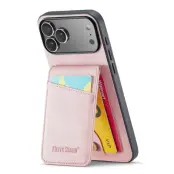 FIERRE SHANN iPhone 17 Pro Max Fodral KonstLäder - Rosa