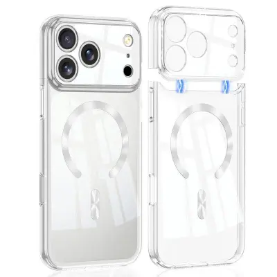 GKK iPhone 17 Pro Max Fodral - Transparent - PC - MagSafe (Transparent)