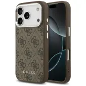 Guess Mobilskal till iPhone 17 Pro Max MagSafe 4G Classic Logo - Brun
