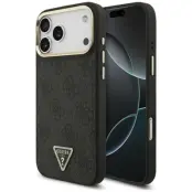 Guess Mobilskal till iPhone 17 Pro Max MagSafe 4G Triangle Logo - Svart Guld