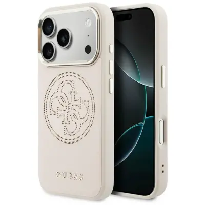 Guess Mobilskal För iPhone 17 Pro Max MagSafe Perforated 4G - Rosa