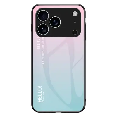 Mobilskal till iPhone 17 Pro Max Anti-Scratch - Gradient Rosa/Blå