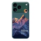 iPhone 17 Pro Max Mobilskal Blue Snow Mountain TPU - Grön