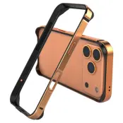 iPhone 17 Pro Max Mobilskal Bumper Ultra Thin Metal TPU - Orange