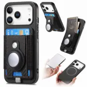 iPhone 17 Pro Max Mobilskal Detachable korthållare - Svart