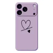 iPhone 17 Pro Max Mobilskal Love Pattern Printing Straight