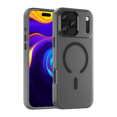 iPhone 17 Pro Max Mobilskal MagSafe Abrasive - Matte Svart