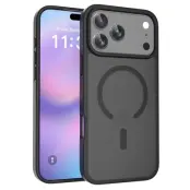 iPhone 17 Pro Max Mobilskal MagSafe Acrylic Skin Touch - Svart