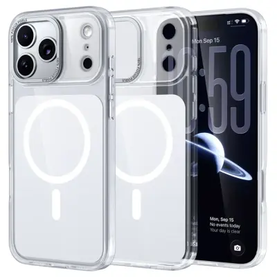 iPhone 17 Pro Max Mobilskal Magsafe Acrylic - Vit (Vit)