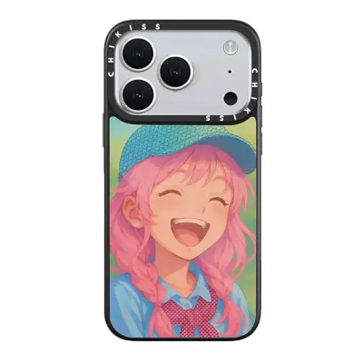 iPhone 17 Pro Max Mobilskal MagSafe Aluminium Silikon (Style E)