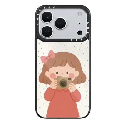 iPhone 17 Pro Max Mobilskal MagSafe Aluminium Silikon (Style O)