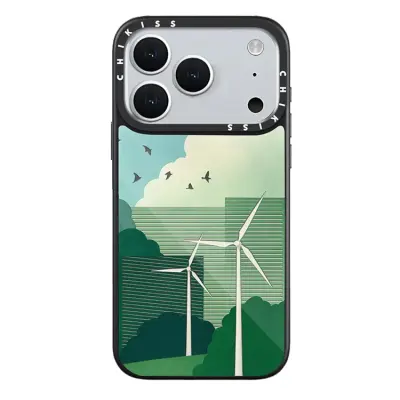 iPhone 17 Pro Max Mobilskal MagSafe Aluminium Silikon (Style S)