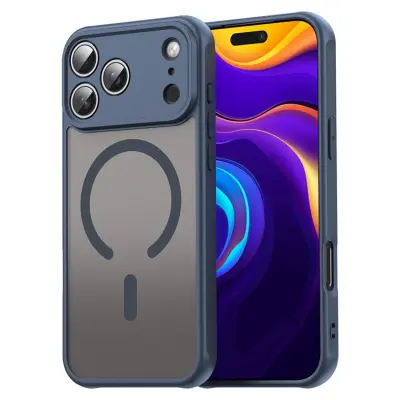 iPhone 17 Pro Max Mobilskal MagSafe Anti Drop - Blå