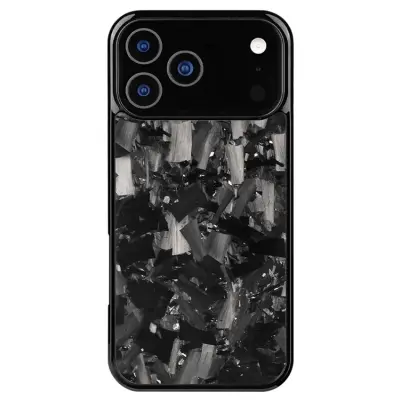 iPhone 17 Pro Max Mobilskal MagSafe Aramid Fiber Large Texture - Silver