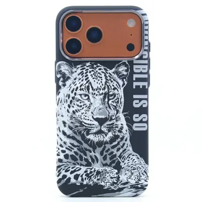iPhone 17 Pro Max Mobilskal MagSafe Carbon Fiber - Leopard