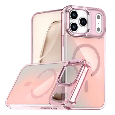 iPhone 17 Pro Max Mobilskal MagSafe Color Changing TPU - Rosa