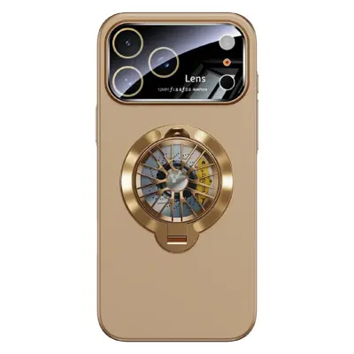 iPhone 17 Pro Max Mobilskal Magsafe Hard PC - Guld (Ökenguld)