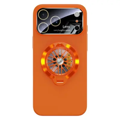 iPhone 17 Pro Max Mobilskal Magsafe Hard PC - Orange (Orange)