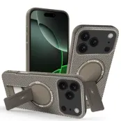 iPhone 17 Pro Max Mobilskal MagSafe Kickstand Carbon Fiber